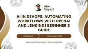 Leveraging AI in DevOps: Automating Workflows with OpenAI and Jenkins