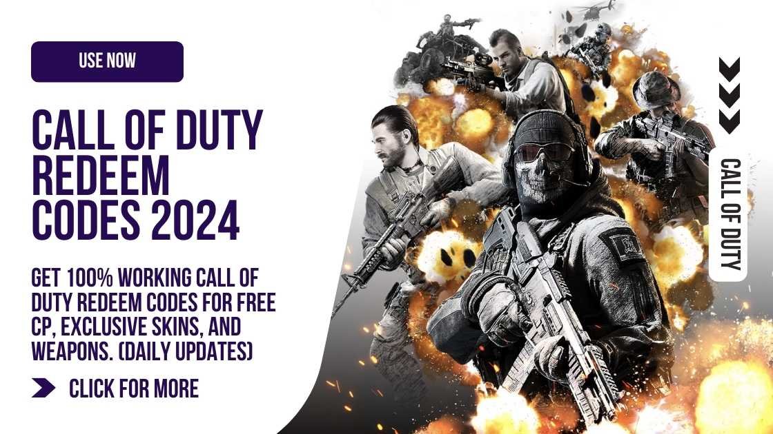 Call of Duty Redeem Codes 2024: Free CP, Skins & Weapons (Daily Updates)