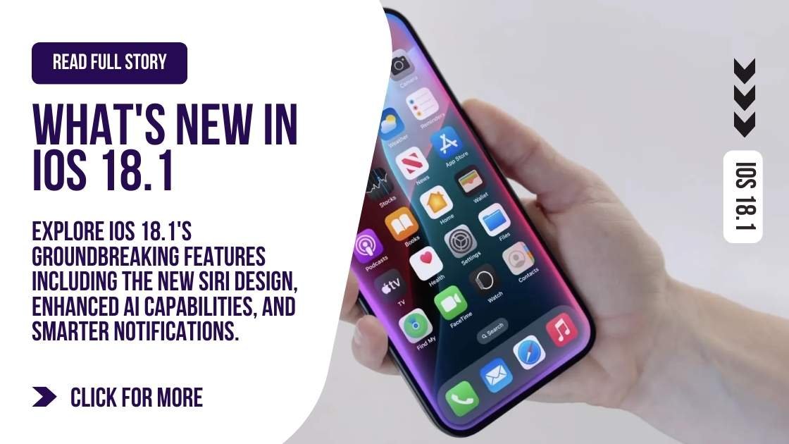 Comprehensive guide to iOS 18.1 features and updates for 2024, showcasing new functionalities and enhancements for Apple devices.