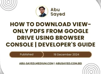 Step-by-step guide for downloading view-only PDFs from Google Drive using the browser console, featuring practical tips and screenshots for easy navigation.