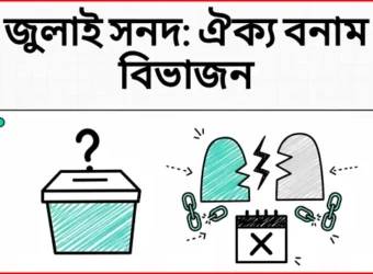 জুলাই সনদ বাস্তবায়ন: রাজনৈতিক বিভাজন ও সাংবিধানিক সংকট বিশ্লেষণ