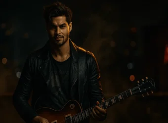 Abu Sayed is Playing Guitar